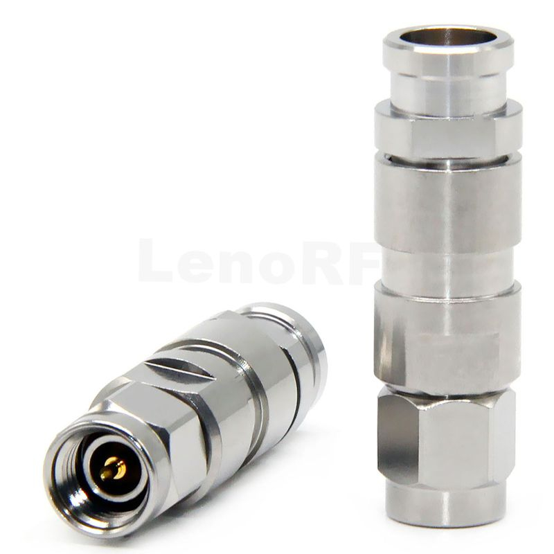 3.5mm Male Solder Connector for SucoFlex 104 Phase Stable Cable | Precision 50 Ohm RF Coaxial Stainless Steel Connector