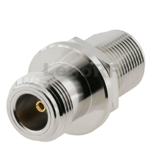 Ultra-low loss Type-N Female To Female Bulkhead Brass Body Adapter For RF Test And Measurement