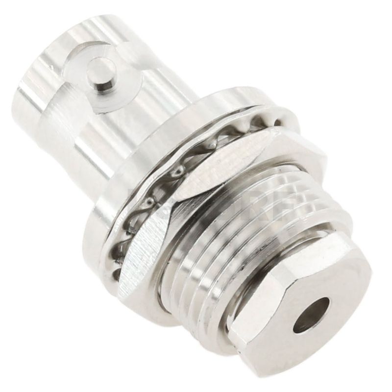 BNC Connector Female Clamp Straight Rear Mount For RG316 Cable