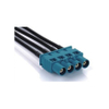 FAKRA Code-Z Straight Male 4 port Crimp For RTK-031