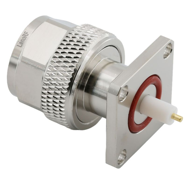 Type-N Male Connector Flange For PCB,Flange Square Size 21mm