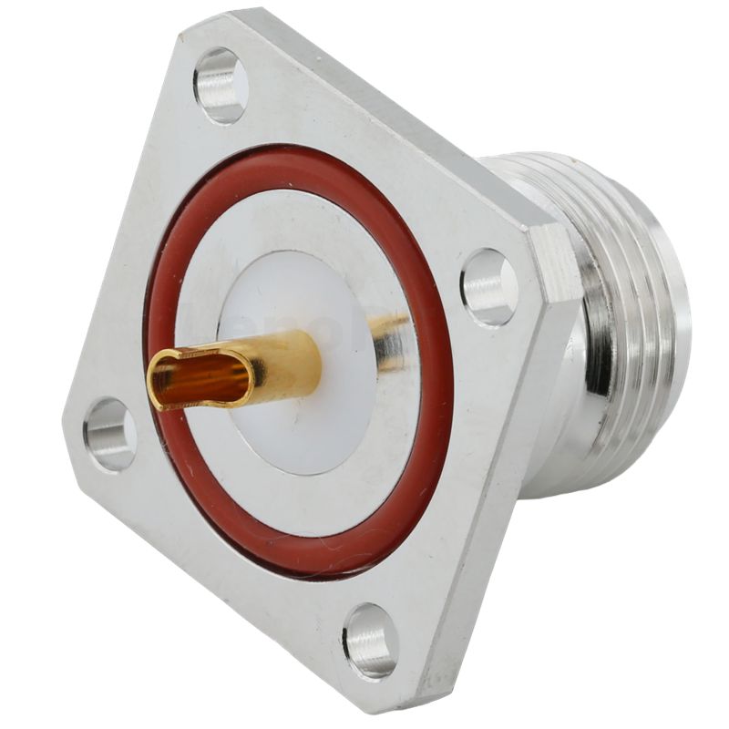 Type-N Female Connector Flange For Microstrip