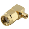 RP-SMA MALE RIGHT ANGLE FOR RG405,086 Semi-Flexible Semi-Rigid Cable