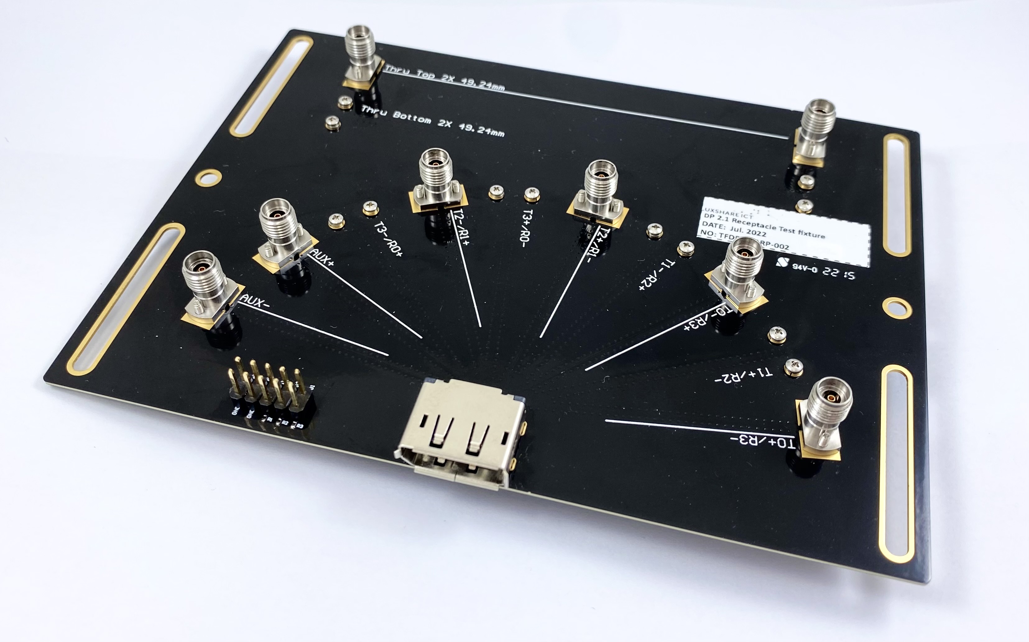 test fixture SMA connector