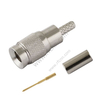 1.0/2.3 Connectors Male Straight Crimp For 75 -0.25 Cable