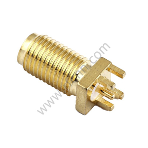 SMA Connectors Female Solder Straight For PCB Edge Mount