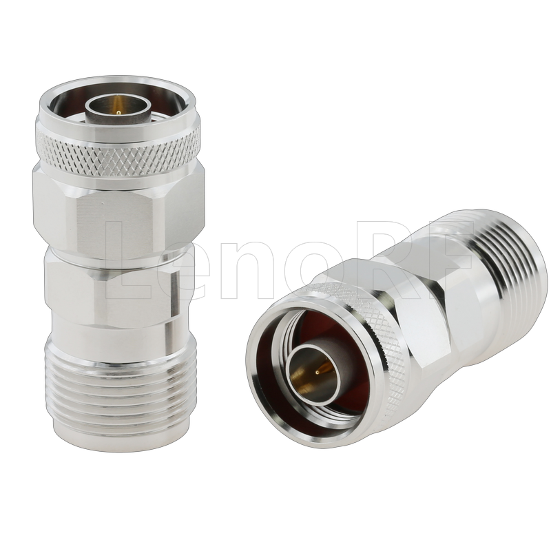 SMA Jack To SMP-MAX Plug Flange Mount Straight Adapter