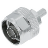 N Connectors Plug Straight Crimping For RG142 Coaxial Cable