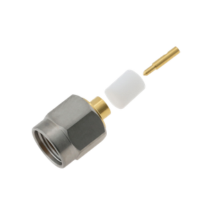 SMA Plug Stainless Steel Connector Solder Straight For RG405 Cable 