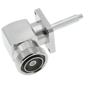 7/16 Connector Jack Flange Mount Right Angle Solder Type for Microstrip