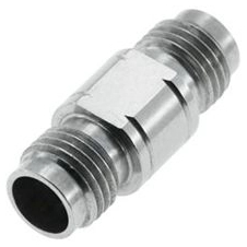 2.4 mm Jack To Jack Adapter 50 OHM Straight Stainless Steel 