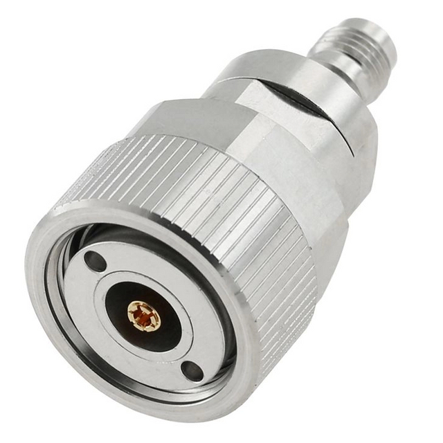 APC7 to 2.4 mm Jack Adapter 50 OHM Straight Stainless Steel 