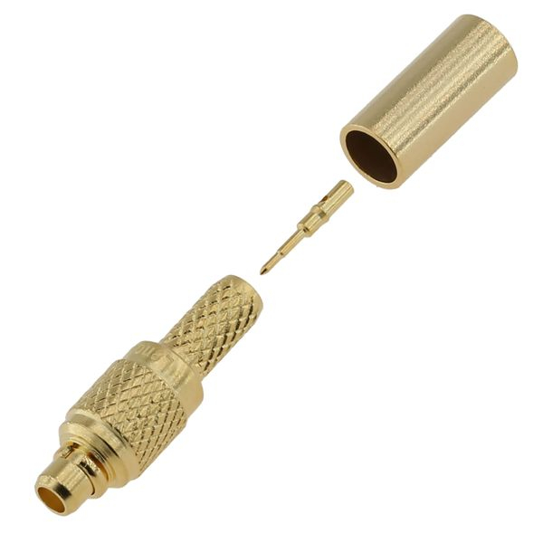 MMCX Plug Straight Crimp for RG316 Cable