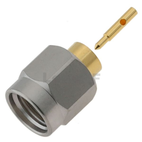 Low Loss SMA Female Soldering Stainless Steel Nut Passivated for RG405, 086 Cable 