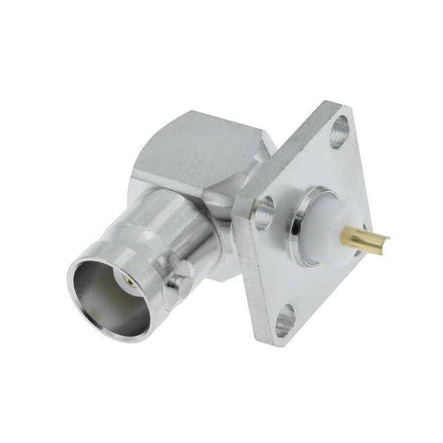 High Return Loss BNC Connector Female Solder Right Angle For PCB
