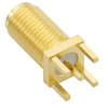 SMA Jack Connector Straight Bulkhead Through Hole For PCB 