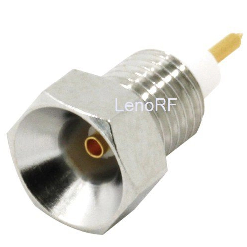 SMP Connector Jack Rear Mount Straight For Microstrip