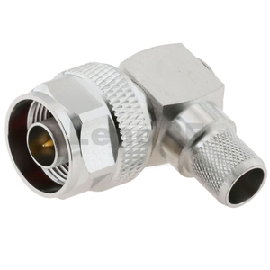 Low VSWR Type-N Connectors Plug Clamping Straight Brass Tri-metal Plating For RG58 RG223 Cable 