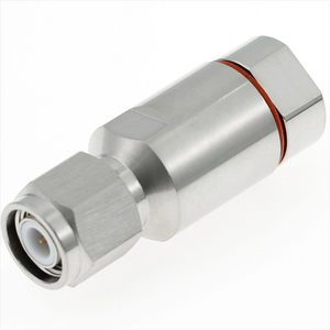 TNC Connector Plug Clamp Straight For 3/8" Flexible Cable