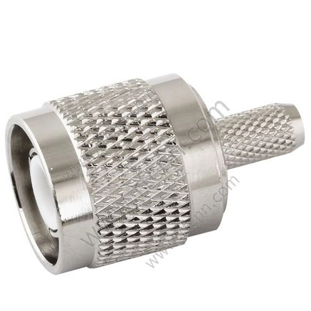 TNC Connector Male Crimp Straight For RG58 Cable