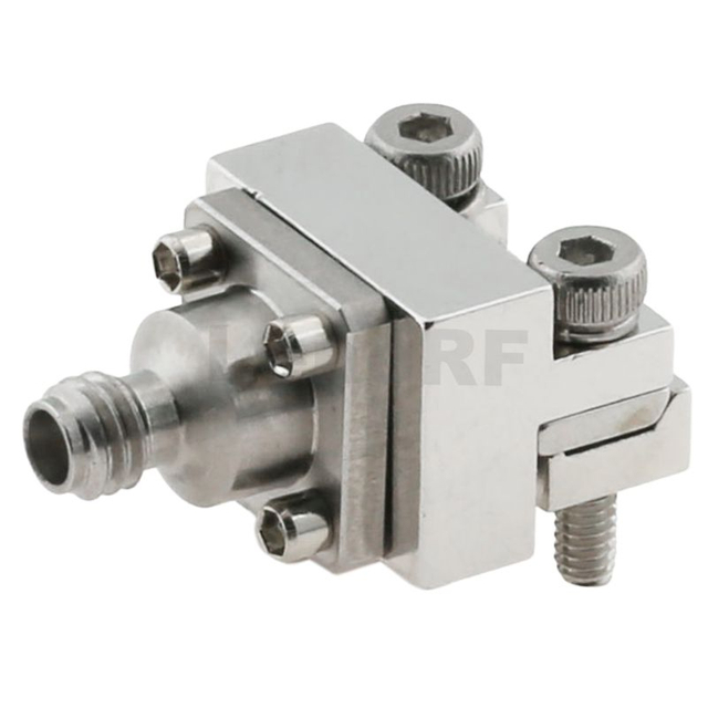 High-performance 1.00mm Jack Straight Connector PCB End Launch Flange Mounted