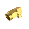 SMA Connector Plug Right Angle Soldering For RG402 Cable