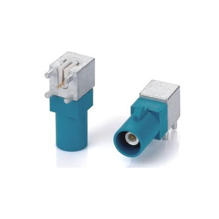  FAKRA Z Male Right Angle Solder For PCB