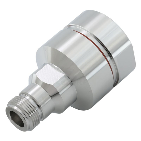 Type-N Female Connector Straight Clamping For 7-8" Corrugated Cable