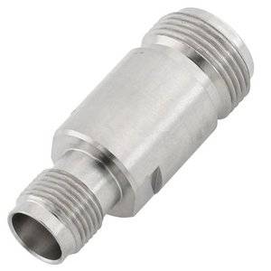 N Jack To TNC Jack Stainless Steel Body Straight Adapter