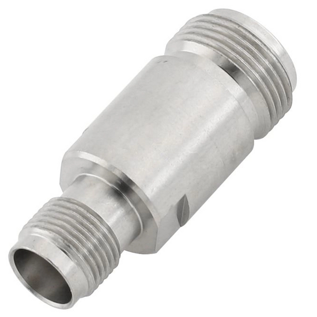 N Jack To TNC Jack Stainless Steel Body Straight Adapter