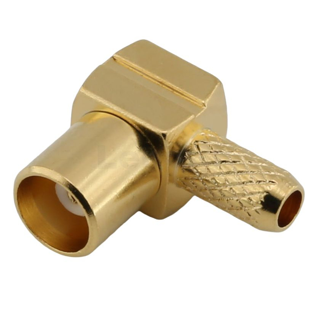 MMCX Connector Female Right Angle Crimp For RG316 Cable