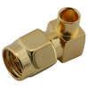 SMA Connector Plug Right Angle Soldering For RG402 Cable