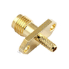 SMA Connectors Female Crimp Rectangle Flange For RG316 Cable