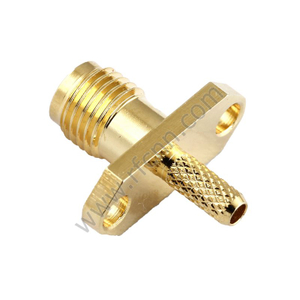 SMA Connectors Female Crimp Rectangle Flange For RG316 Cable