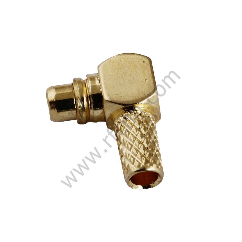 MMCX Male Right Angle Crimp For RG316 Cable