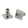 SSMA Jack Connector Straight Square Flange Solder For Microstrip