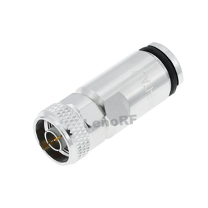 N Connector Plug Clamping Straight For Flex13 Coaxial Cable
