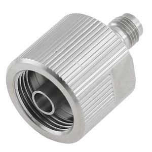 NMD 1.85mm Jack To 2.4mm Jack Stainless Steel Body Straight Adapter