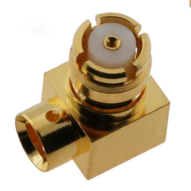 High Perforamnce SMP Jack Connector Right Angle for RG405 086 Coaxial Cable | Aerospace Satellite Application