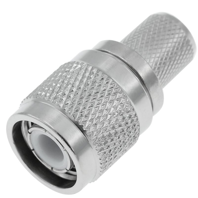 Reliable TNC Connector Plug Crimp Straight For RG213 RG214 Cable