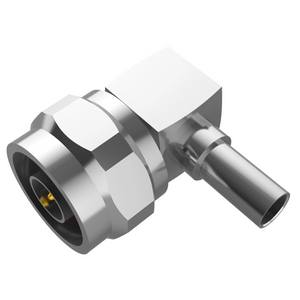 N Connector Plug Crimping Right Angel For LMR200 Coaxial Cable