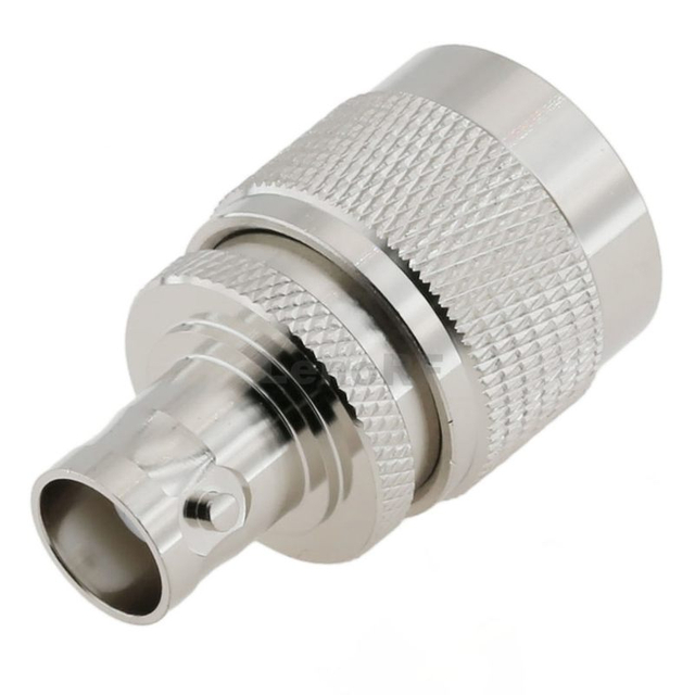 Ultra-low Loss BNC Female To UHF Male RF Adapter Brass Tri-metal Plated