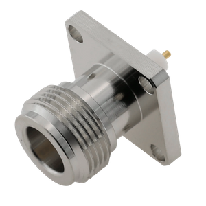 Type-N Female Connector Flange For PCB 