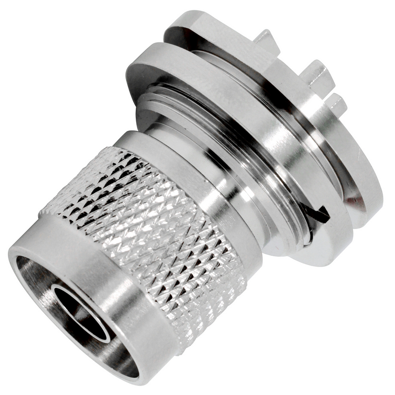 Ultra-low Loss N-type Connector Male Solder Edge Mount For PCB End Launch,Brass Nickel Plated