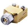 Precision 1.00mm Plug Straight Connector PCB End Launch Flange Mounted Gold Plated