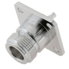 Reliable Type-N Female Connector Straight 4-Hole Flange Mounted For PCB Microstrip