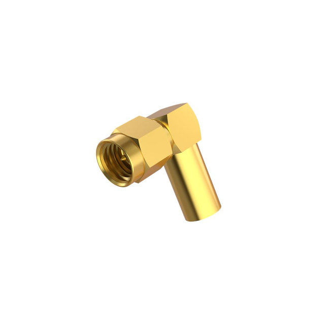 SMA Connector Plug Crimping Right Angle For RG142 Cable