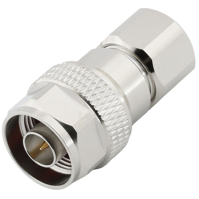 Compact Type-N Connectors Plug Clamping Straight Brass Solderless For RG8 LMR400 Cable 