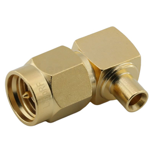SMA MALE RIGHT ANGLE FOR RG405,086 Semi-Flexible Semi-Rigid Cable