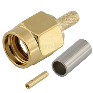 SMA Connectors Male Crimp Straight For RG316 RG174 Cable